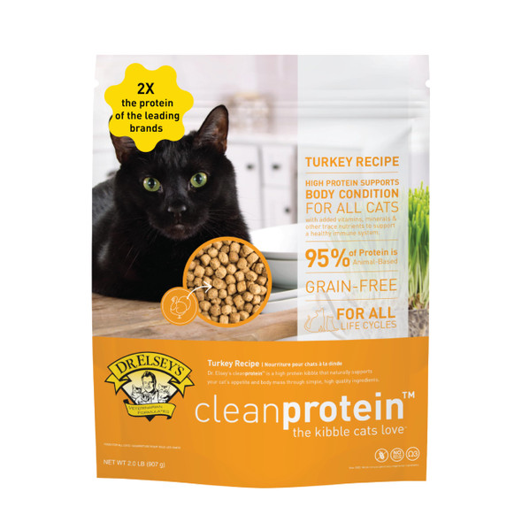 Dr. Elsey'S Cleanprotein Salmon Formula Dry Cat Food 2 Pound (Pack Of 1)