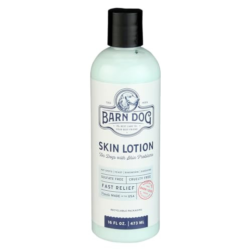 Equiderma Barn Dog Skin Lotion Topical Solution For Skin Problems Dog Grooming Supplies 16 Oz.