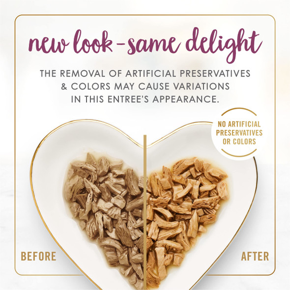 Fancy Feast Purina Appetizers Lickable Grain Wet Cat Food Topper White Meat Chicken And Flaked Tuna Appetizer - (Pack Of 10) 1.1 Oz. Trays