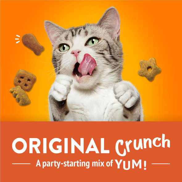 Friskies Purina Cat Treats Party Mix Original Crunch - 30 Oz. Pouch