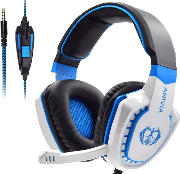 Anivia Over Ear Headphones Wired with Microphone - Stereo Surround Sound Headsets Gaming Headset with HD Mic, Bass, Noise Isolating, Volume-Control for Multi-Platforms Anivia Over Ear Headphones Wired with Microphone - Stereo Surround Sound Headsets Gaming Headset with HD Mic, Bass, Noise Isolating, Volume-Control for Multi-Platforms