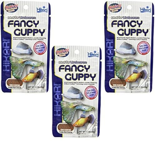 Hikari (3 Pack) Hikari Usa Tropical Fancy Guppy For Pet Health 0.77-Ounce Each
