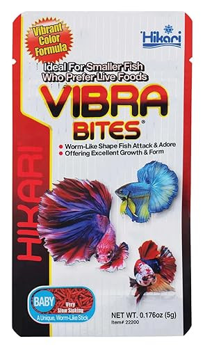 Hikari Vibra Bites Baby Tropical Fish Food 0.18 Oz