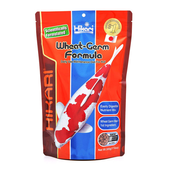 Hikari 17.6-Ounce Wheat Germ Floating Pellets For Pets Medium