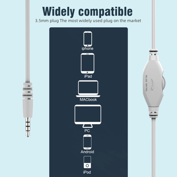 Anivia A9 Pro Purple Headset with Microphone, Stereo Sound Wired Headphones for Teen Girls Boys, Noise Cancelling Microphone with 3.5MM Jack for PC/Tablet/Game/Kindle/School/Travel/Online Learning Anivia A9 Pro Purple Headset with Microphone, Stereo Sound Wired Headphones for Teen Girls Boys, Noise Cancelling Microphone with 3.5MM Jack for PC/Tablet/Game/Kindle/School/Travel/Online Learning