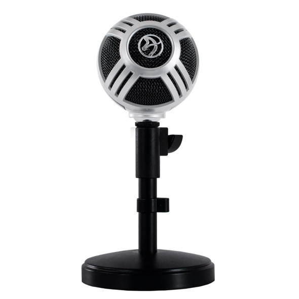 Arozzi - Sfera Professional Grade Gaming/Streaming/Office USB Microphone - Cardioid, Cardioid -10dB, and Omnidirectional Polar Patterns, Boom Arm Compatible - Silver Arozzi - Sfera Professional Grade Gaming/Streaming/Office USB Microphone - Cardioid, Cardioid -10dB, and Omnidirectional Polar Patterns, Boom Arm Compatible - Silver