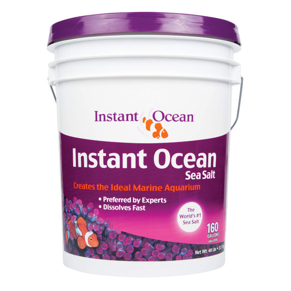 Instant Ocean Sea Salt 50 Gallons For Marine Aquariums Fast Dissolving