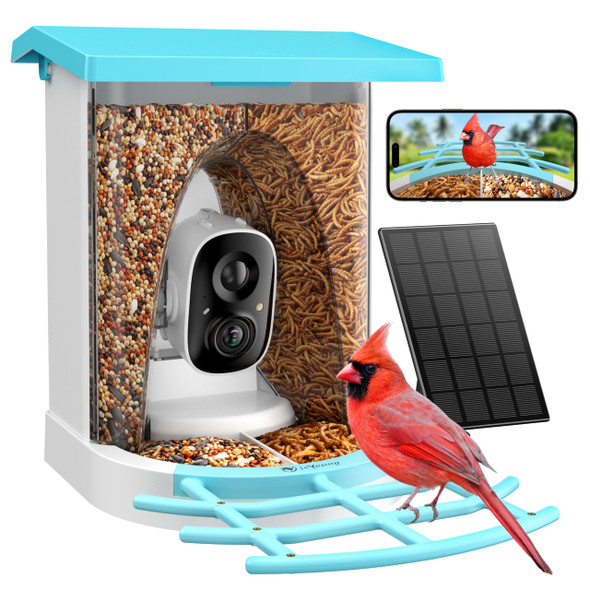 Isyoung Ãƒ¢Ã‚Š¬Ã‚‚¬¹Isyoung Smart Bird Feeder With Camera 2.5K Qhd Ai Identify 16000+ BirdsDual Solar Panel Ai Auto-Capture & Motion Detection Ip65 Weatherproof170Ãƒšã‚° Field Of View Perfect Bird Watching