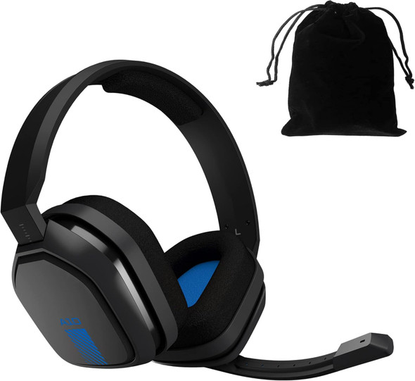 ASTRO Gaming A10 Headset for Xbox One/Nintendo Switch / PS4 / PC and Mac - Wired 3.5mm and Boom Mic w/Velvet Pouch Bag - Bulk Packaging - (Blue/Black) ASTRO Gaming A10 Headset for Xbox One/Nintendo Switch / PS4 / PC and Mac - Wired 3.5mm and Boom Mic w/Velvet Pouch Bag - Bulk Packaging - (Blue/Black)