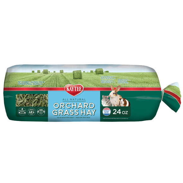 Kaytee Timothy Hay & Orchard Grass For Guinea Pigs Rabbits & Other Small Animals 48 Oz