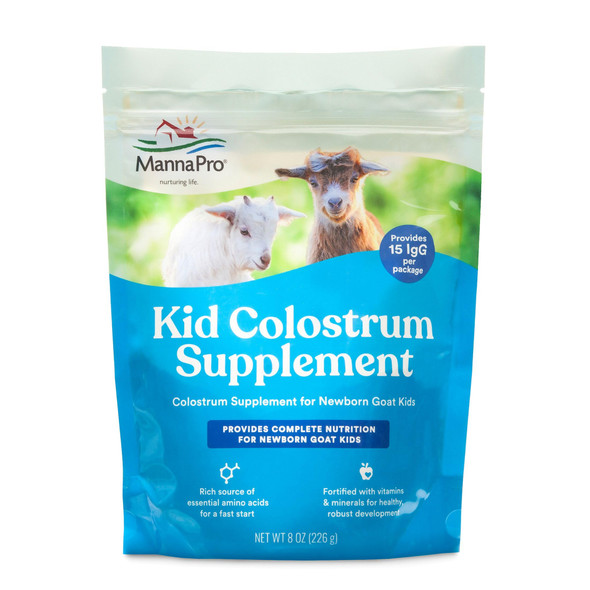 Manna Pro Goat Kid Colostrum Supplement Feed For First 24 Hours Of Life Helps Promote Healthy Development Fortified With Vitamins & Minerals 8 Ounces