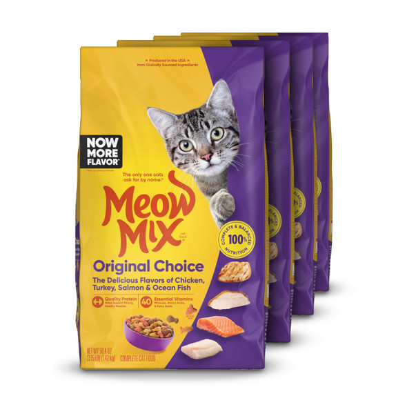 Meow Mix Original Choice Dry Cat Food 22 Pound Bag