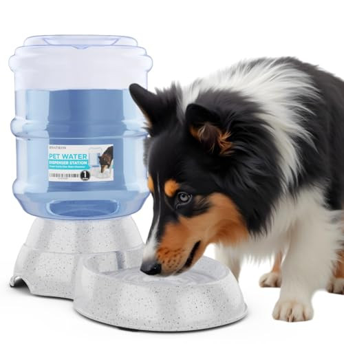 Natikon Automatic Pet Waterer Dispenser With Bpa- Design Ãƒ¢Ã‚Š¬Ã‚‚¬Å’ 1 Gallon Capacity Convenient Waterer Solution Ideal For Dogs And Cats Small And Large Pets