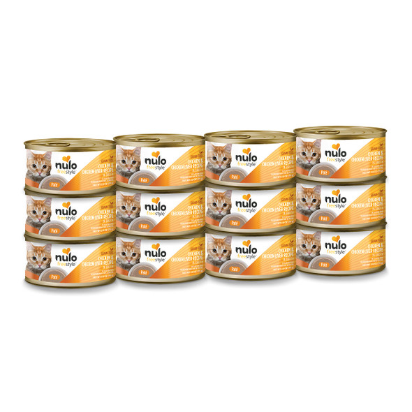 Nulo Style Cat & Kitten Wet Pate Canned Cat Food Premium All Natural Grain- With 5 High Animal-Based Proteins And Vitamins To Support A Healthy Immune System And Lifestyle
