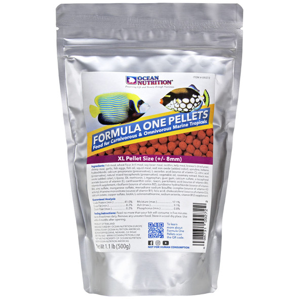 Ocean Nutrition Fish Food - Tropical Fish Food Soft Moist Sinking Pellets High Protein(41%) Guppy Fish Food Fish Food Flakes Alternative 7 Oz (200 G) Small Pellet