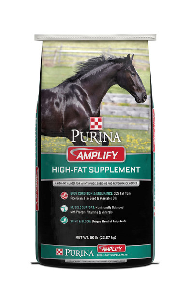 Purina Amplify High-Fat Horse Supplement (10 Lb) Bag