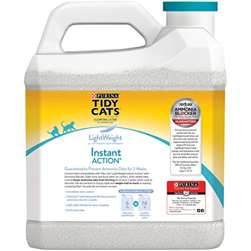 Purina Tidy Cats Light Weight Low Dust Clumping Cat Litter Lightweight Instant Action Multi Cat Litter - 6 Lb. Jug