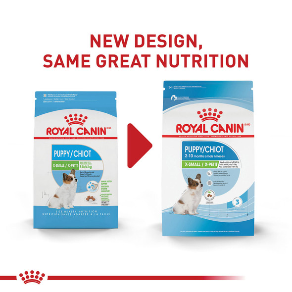 Royal Canin Size Health Nutrition X-Small Puppy Dry Dog Food 3 Lb Bag