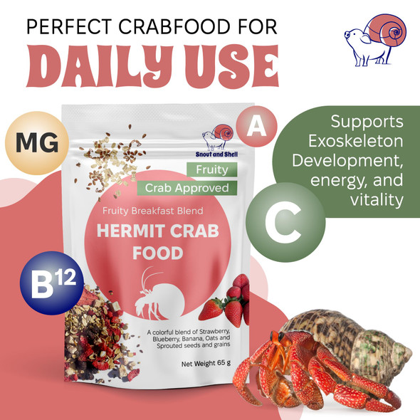 Snout And Shell Protein Mix Hermit Crab Food Ãƒ¢Ã‚Š¬Ã‚‚¬Å’ Insects Krill & Sprouted Grains Ãƒ¢Ã‚Š¬Ã‚‚¬Å’ Great As Topper Ãƒ¢Ã‚Š¬Ã‚‚¬Å’ 56G Ãƒ¢Ã‚Š¬Ã‚‚¬Å’ Snout And Shell