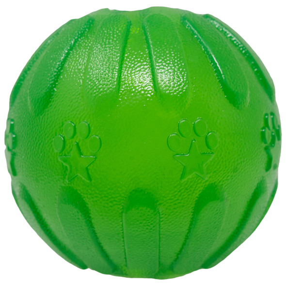 Starmark Treat Dispensing Chew Ball Tough Dog Toy Medium/Large For Large Breeds