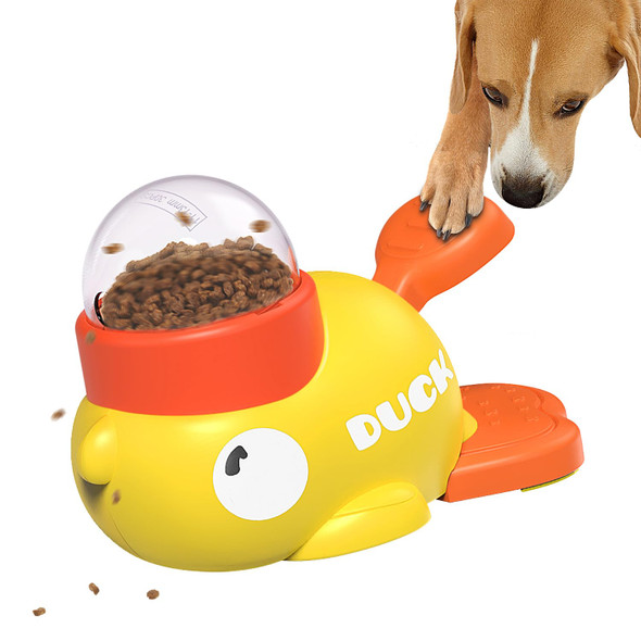 Suitchi Dog Interactive Treat Dispenser Toy Food Puzzle Slow Feeder (Yellow)