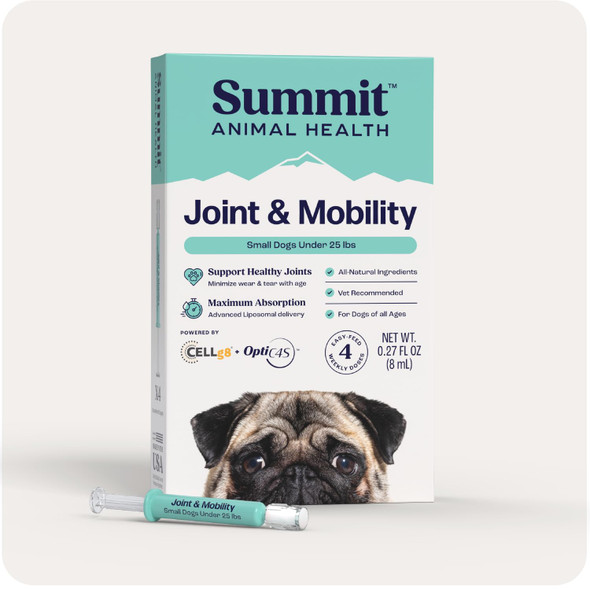 Summit Animal Health Canine Joint And Mobility Supplement For Medium Dogs All Natural Liquid Chondroitin Liposomal Delivery For Arthritis Hip & Joint Support Vitamin (Dogs 25-75Lbs)