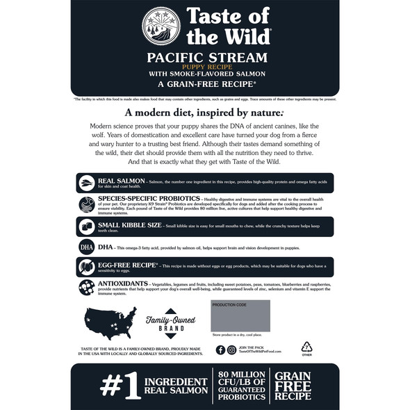 Taste Of The Wild High Prairie Canine Grain- Recipe With Roasted Bison And Venison Dry Dog Food For Puppies Made With High Protein From Real Meat And D Nutrients And Probiotics 14Lb