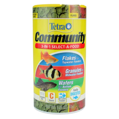 Tetra Community Select-A-Food Aquarium Fish Food (1 Can) 3.25 Oz