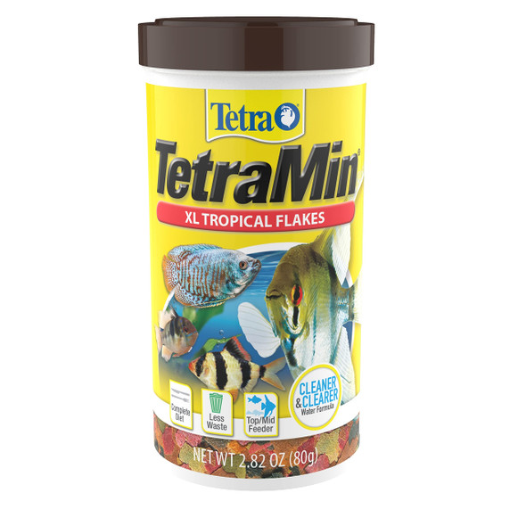 Tetra Tetramin Xl Tropical Flakes 2.82 Ounces Large Flakes Nutritionally Balanced Fish Food Tetramin Large Tropical Fish Flake Food 2.82 Oz
