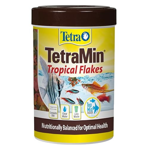 Tetra Tetramin Tropical Flakes 3.53 Ounces Nutritionally Balanced Fish Food Model Number: 16204