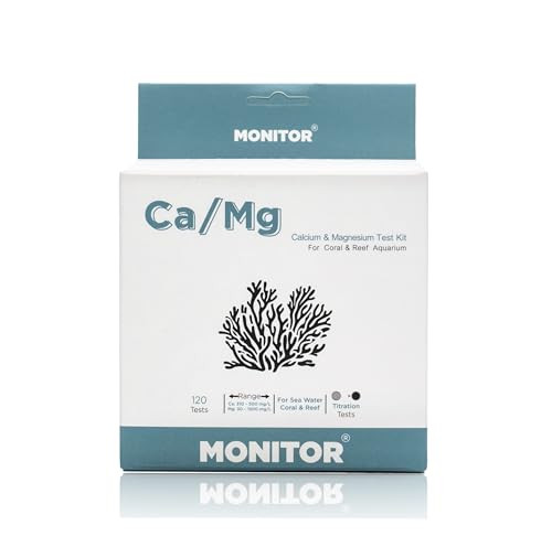Uniqus Monitor Calcium/Magnesium Test Kit For Coral & Reef (120 Tests)