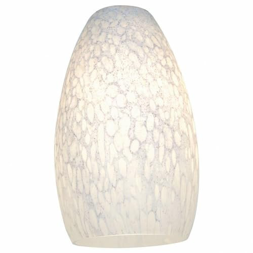 Access Lighting Champagne - Shade - White Stone Glass Finish