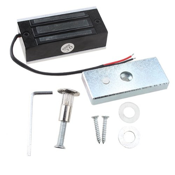 AGPtek® 60kg 130LBs Holding Force Electric Magnetic Lock for Door Access Control System Electromagnet Fail-Safe NC Mode AGPtek® 60kg 130LBs Holding Force Electric Magnetic Lock for Door Access Control System Electromagnet Fail-Safe NC Mode