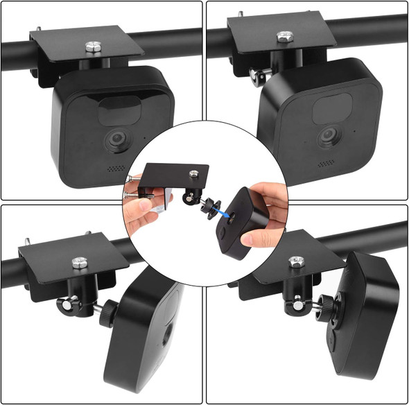 ALERTCAM Gutter Mount for Blink Outdoor 4 (4th Gen)/(3rd Gen) & Blink XT / XT2 Camera, Adjustable Weatherproof Aluminum Alloy Mount Bracket for Blink Home Security System (2 Pack, Black) ALERTCAM Gutter Mount for Blink Outdoor 4 (4th Gen)/(3rd Gen) & Blink XT / XT2 Camera, Adjustable Weatherproof Aluminum Alloy Mount Bracket for Blink Home Security System (2 Pack, Black)