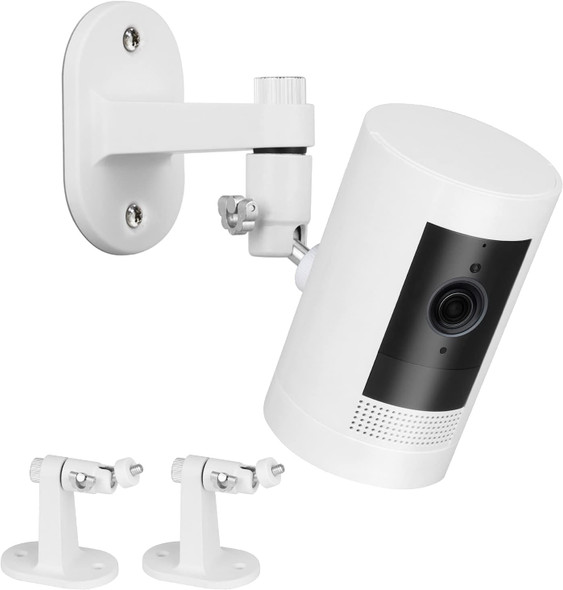 2Pack Adjustable Security Wall Mount Bracket for Ring Stick Up Cam & Ring Indoor Cam(1st Gen), Perfect View Angle for Ring Surveillance Camera System - White 2Pack Adjustable Security Wall Mount Bracket for Ring Stick Up Cam & Ring Indoor Cam(1st Gen), Perfect View Angle for Ring Surveillance Camera System - White