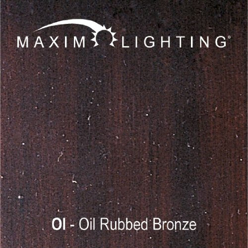 Maxim Essentials 801X 2 Light Vanity Light with Oil Rubbed Bronze Finish and Wilshire Glass