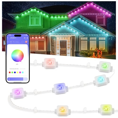 Nexillumi Permanent Outdoor Lights for House100ft