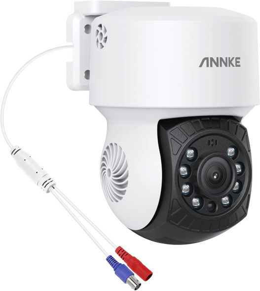 ANNKE 1080P 2MP AHD CCTV Home Surveillance Dome PT Wired Camera with 350° pan and 90° tilt, 100ft IR Night Vision, IP65 Weatherproof Security Add–On Cam for Outdoor Use, Wide Compatibility - APT200 ANNKE 1080P 2MP AHD CCTV Home Surveillance Dome PT Wired Camera with 350° pan and 90° tilt, 100ft IR Night Vision, IP65 Weatherproof Security Add–On Cam for Outdoor Use, Wide Compatibility - APT200