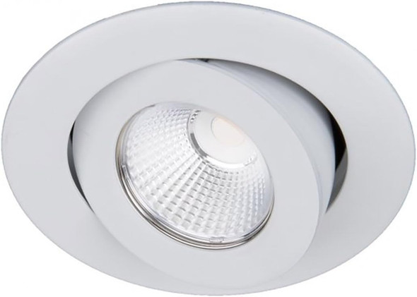 WAC Lighting Oculux R3BRA-S930-WT 3.5" LED Round Adjustable Trim Engine Finish 90+CRI and 3000K Spot Beam White