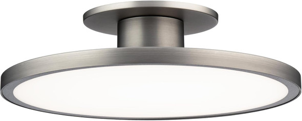 WAC Lighting Twist-N-Lite 11in LED Round Semi-Flush Mount or Wall Sconce with Ambient Light 5-CCT Selectable 19W 1200 Lumens in Black
