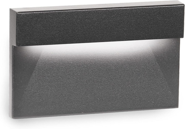 WAC Lighting WAC Landscape Lighting, LEDme 120V LED Horizontal Ledge Indoor and Outdoor Step and Wall Light 3000K Built-in LED in White