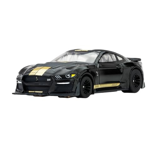 AFX 22082 Mega-G+  Ford Shelby Mustang GT500H Black/Gold HO Slot Car