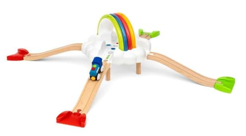 Brio My First Railway Light Up Rainbow Set - Interactive Learning Toy  FSC- Materials  Child-Friendly Design  Safety Tested  Age-Appropriate Play