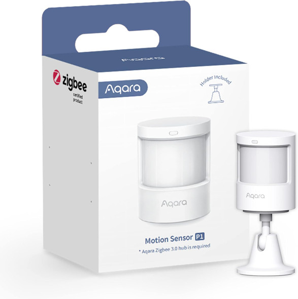 Aqara Motion Sensor P1, Requires AQARA HUB, 5-Year Battery Life, Configurable Detection Timeout, for Alert System and Automations, Compatible with HomeKit, Alexa, IFTTT Aqara Motion Sensor P1, Requires AQARA HUB, 5-Year Battery Life, Configurable Detection Timeout, for Alert System and Automations, Compatible with HomeKit, Alexa, IFTTT