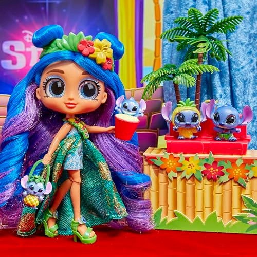 Disney Doorables ADOORBS Deluxe Stitch Superfan Doll, 2 Exclusive Figures, Movie Premiere, UNbox 10 Mini Accessories, Tweens, Holiday Stocking Stuffers, s, Presents, Girls & Kids 5 and Up