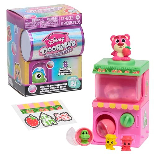 Disney Doorables Whatcha Gotcha Machine, Collectible Toy mini Figures, Kids Toys for Ages 5 Up by Just Play