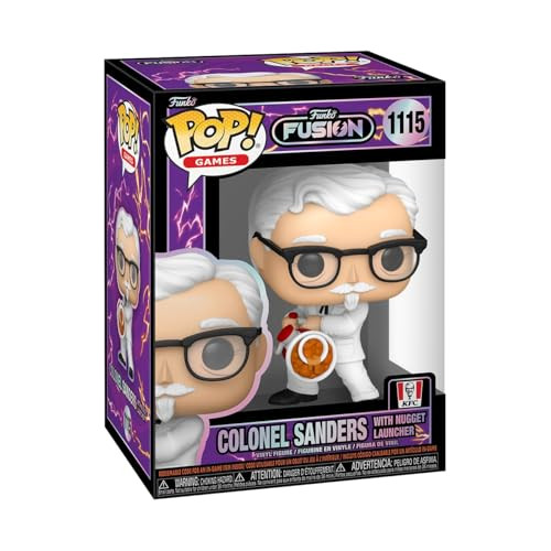 Funko Pop Ad Icons: Fusion - Colonel Sanders - 1/6 Odds for Rare Chase Variant Fusion - Collectable Vinyl Figure -  Idea - Official Merchandise - Toys for Kids & Adults