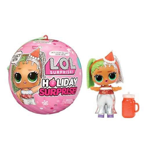 L.O.L. Surprise L.O.L. Surprise Holiday Surprise- Miss Merry- with Collectible Doll, 8 Surprises, Holiday Theme, Collectible Dolls, Limited Edition- Great  for Girls Age 3+