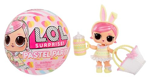 L.O.L. Surprise Pastel Party Collection Limited-Edition Doll with 6+ Surprises to UNbox Including Hops Tot with Matching Easter Fashions and Accessories “ Great  for Kids Ages 4+