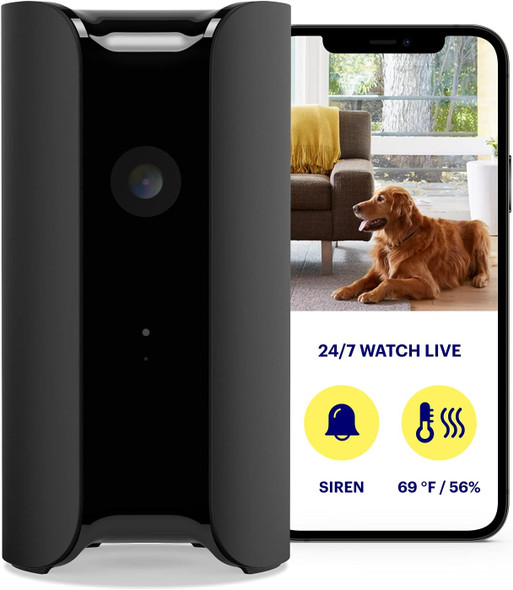 Canary Pro Indoor Home Security Camera 1080p HD WiFi IP | 24/7 Watch Live Video, Siren, Climate Monitor, Motion Alerts, Two-Way Talk, Night Vision, 10x Zoom, Private Mode, Works with Alexa and More Canary Pro Indoor Home Security Camera 1080p HD WiFi IP | 24/7 Watch Live Video, Siren, Climate Monitor, Motion Alerts, Two-Way Talk, Night Vision, 10x Zoom, Private Mode, Works with Alexa and More